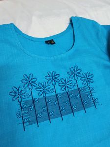 CASUAL KURTA COMBO| DARK BLUE &amp;LIGHT BLU