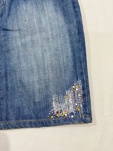 Denim Short Skirt