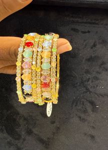 Gemstone Bangle Set