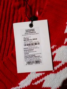 ❣️Red Houndstooth Sweater Vest