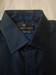 Navy Blue Partywear Shirt