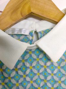 Promod Blue And White Top