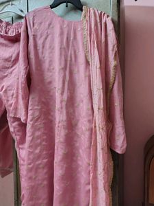 Elegant Pink Kurta Set with Dupatta