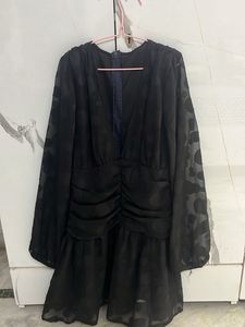 Elegant Black Mini Dress