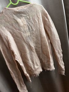 Zara Women Little Transparent Sweater