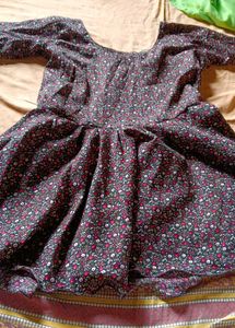 Floral Print Tiered Dress