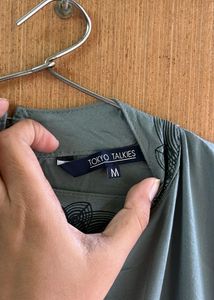 Elegant Green Maxi Dress