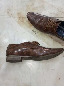 Brown Leather Formal Shoes