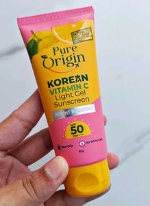 Pure origin vitamin c sunscreen