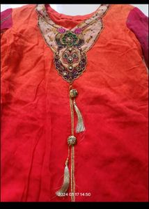 3 shade Top and ghaghra