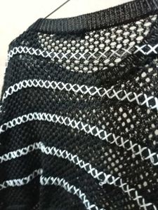 Mesh Knit  Crochet Crop Top