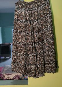 Patterned Ethnic Skirt