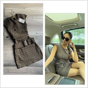 Zara Plaid Mini Dress