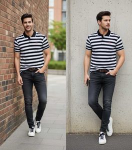 Striped Levi's Polo Shirt