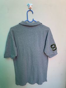 BAPE Grey Polo Shirt