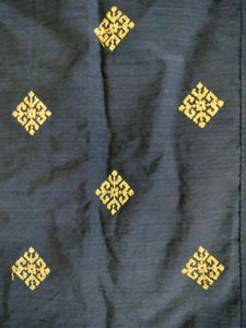 Navy Embroidered Kurti