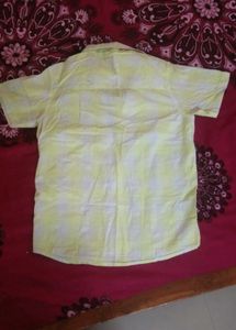 Pointcove Yellow Plaid ButtonDown Shirt, Tshirt