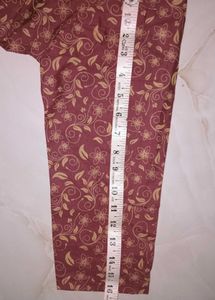 Elegant Maroon Kurta Pant Set