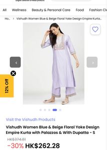 Elegant Vishudh Kurta Set
