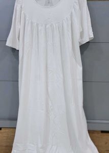 White Cotton Nightgown