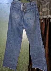 Very Trendy Cut Out Jeans.