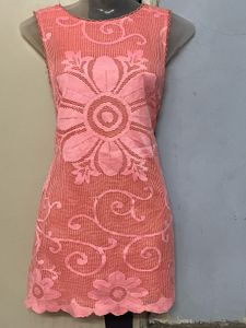 Pintrest Pink Floral Lace Dress