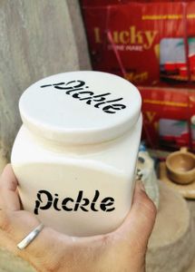 Salt And pickle jar With airtight Lid