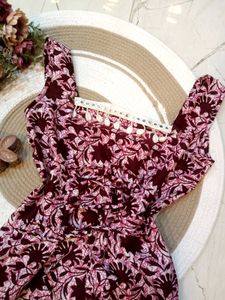 🆕 Fastival Corset Long Sleeveless Kurti 🎀✨