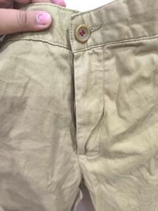 Men&#39;s blue kurta with khaki pant from blackberrys