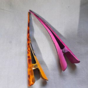 💝Combo Metal Beak Hair Clip Butterfly Clips Hair Accessories Jewelry Fashion Trendy Women&#39;s Girl&#39;s Accessories Aesthetic Yellow Pink Color Clips Low Cash Coin Offer Grab It Asap Donation Recycling