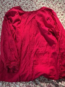 Pink Embroidered Top