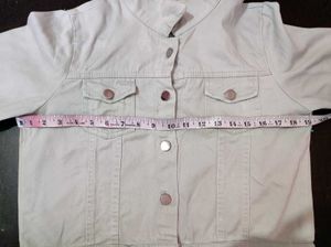 Mint Green Denim Jacket