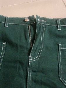 Forever 21 Green Short Skirt