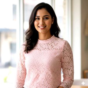 Elegant Pink Lace Top