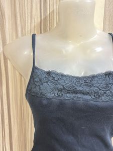 Lace Trim Tank Top