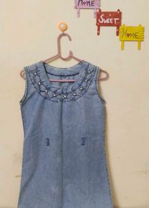 Denim Sleeveless Dress
