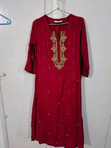 Elegant Maroon Kurta