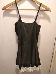 Black Lace Trim Cami Top