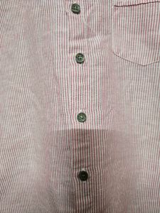 boys pink and white stripped shirt