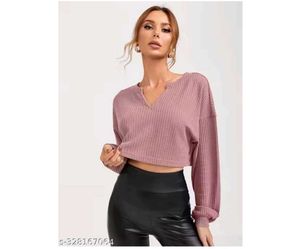 Mauve Cropped Top