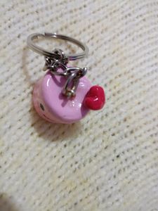 Cute Marshmallow Keychain