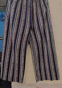 Navy Blue Zara Plazzo
