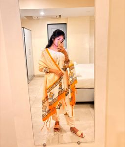 White Kurta Set