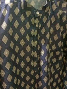 Blue Printed Kurta