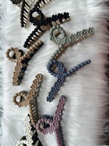 Floral Claw Hair Clips
