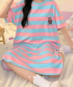 Striped T-Shirt Dress