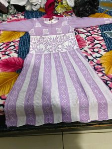 Elegant Lavender Kurta Set