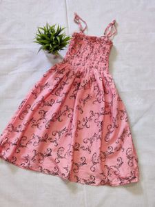 Pink Floral Sundress