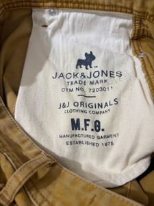 Jack&amp;jones Men&#39;s Tan Denim Jorts