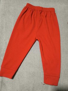 Red Lounge Set with Graphic Tee